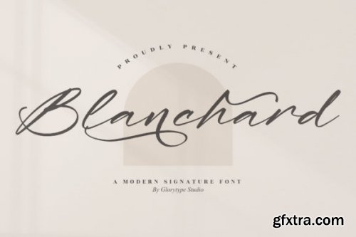  Blanchard Font