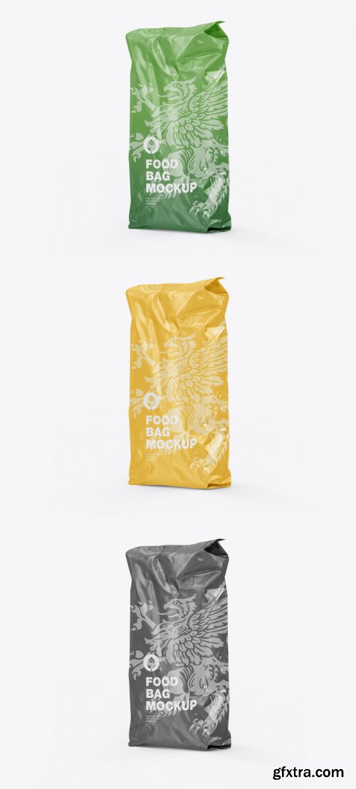  Plastic Food Bag Mockup 494304639