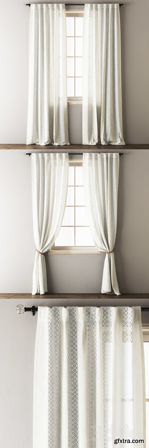 Anthropologie Lace Curtains