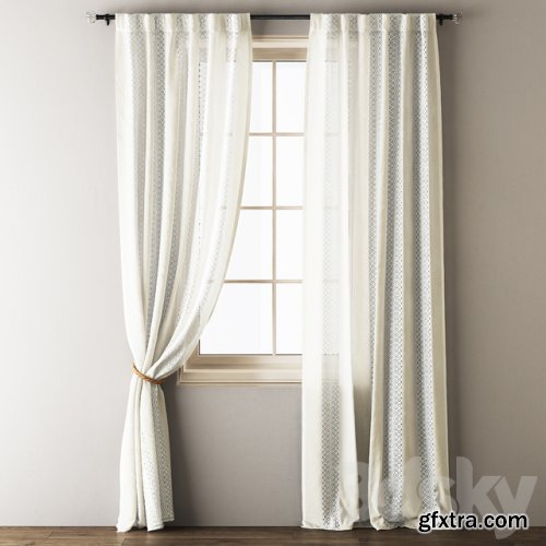 Anthropologie Lace Curtains