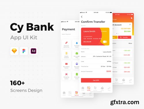 Cy Capital Bank App UI Kit