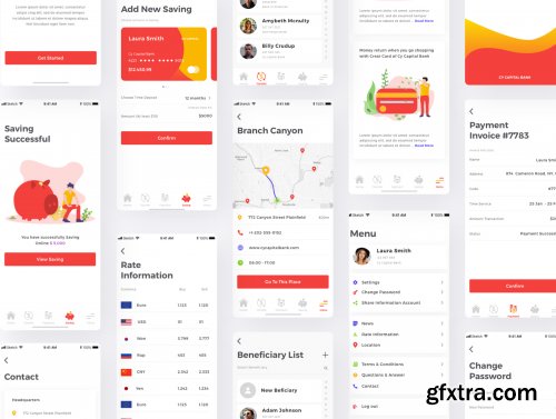 Cy Capital Bank App UI Kit