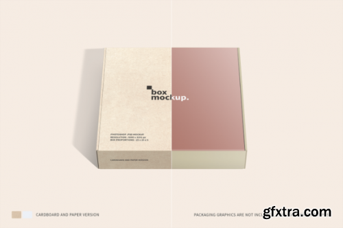  Mailing Box Packaging Mockup