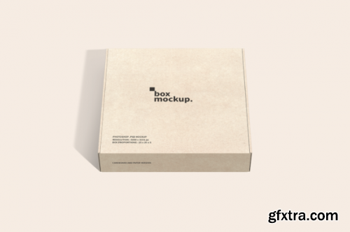  Mailing Box Packaging Mockup