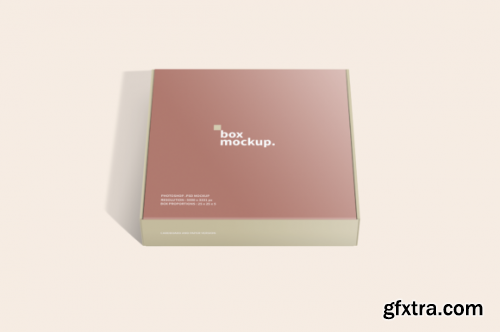  Mailing Box Packaging Mockup