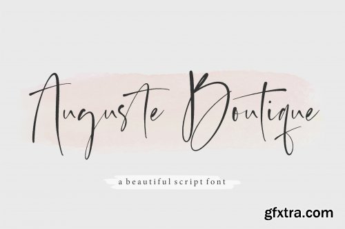  Auguste Boutique - Modern Calligraphy Font 