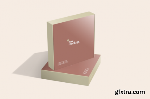 Mailing Box Packaging Mockup