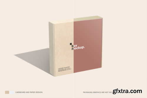 Mailing Box Packaging Mockup