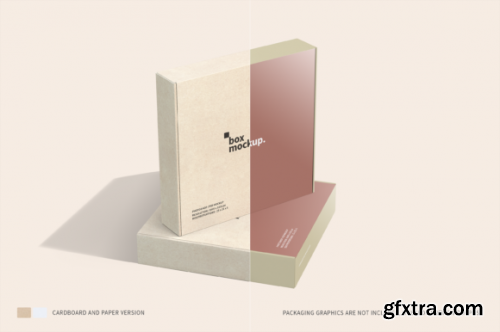 Mailing Box Packaging Mockup