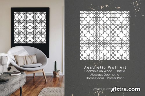 CreativeMarket - Geometric Knot Monogram SVG Wall Art 6933210