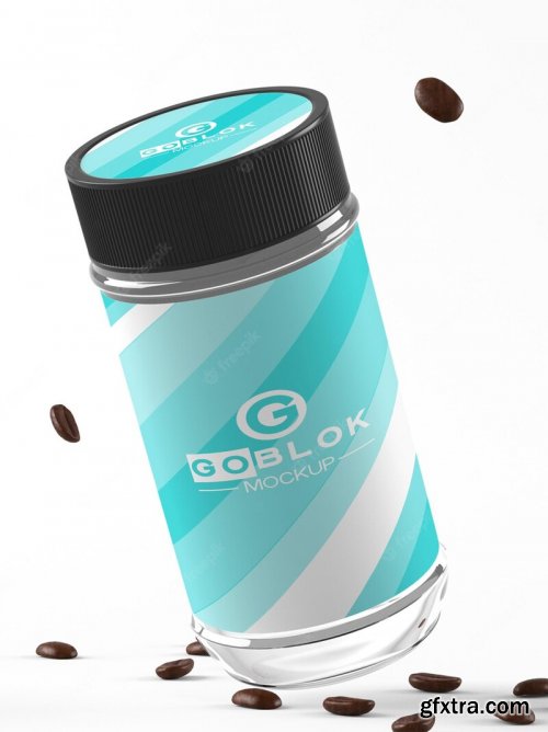 Tube cup mockup