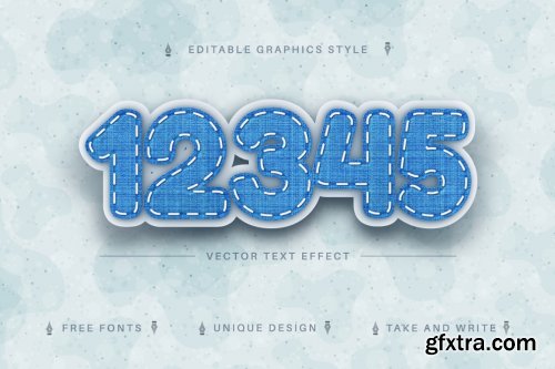  CreativeMarket - Jeans Textile - Editable Text Effect 7164099