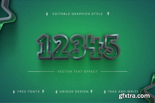 CreativeMarket - Stylish Green - Editable Text Effect 7164319