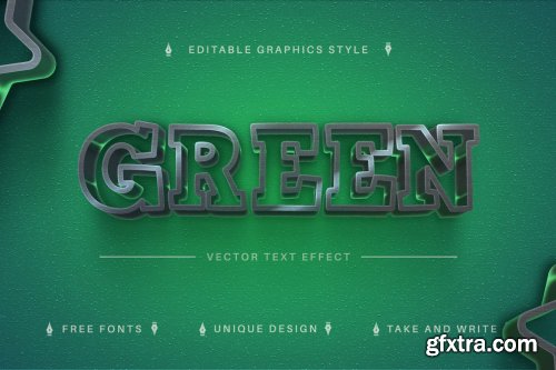 CreativeMarket - Stylish Green - Editable Text Effect 7164319