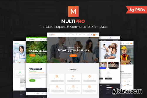 MultiPro | Multi-Purpose ECommerce PSD Template