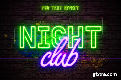 CreativeMarket - Neon Light Editable Font 7165142