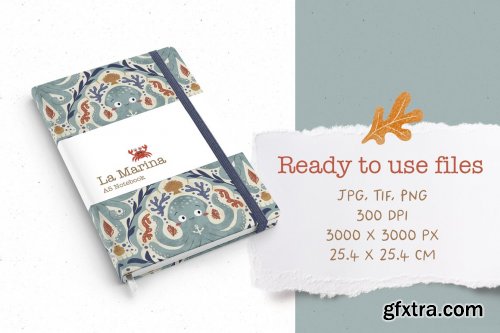 CreativeMarket - La Marina - Pattern Set 7092671