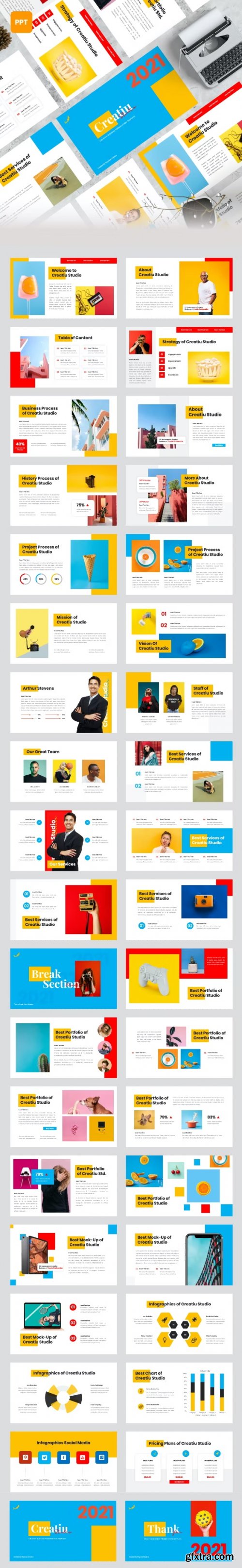 Creatiu - Creative Business PowerPoint Presentation Templates