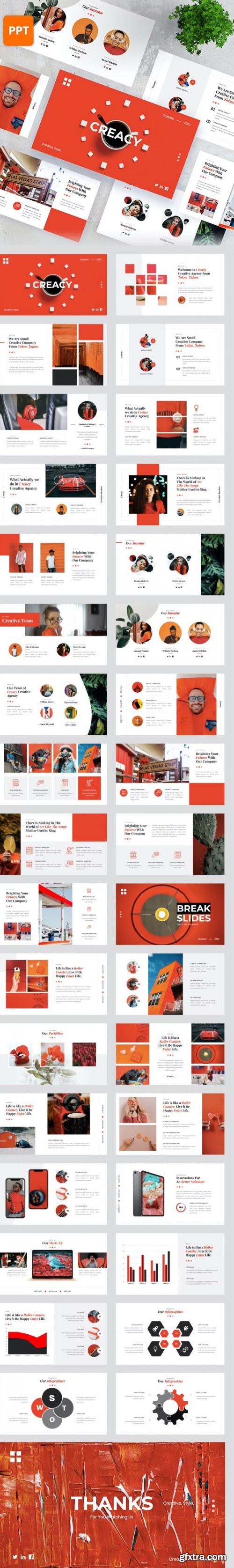 Creacy - Creative Business PowerPoint Template