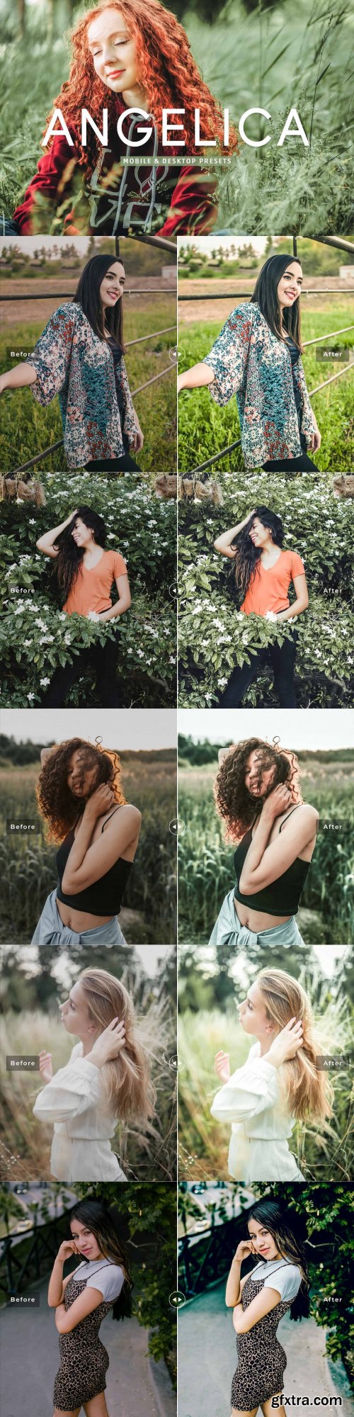 CreativeMarket - Angelica Pro Lightroom Presets 7170392