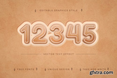 CreativeMarket - Biscuit - Edit Text Effect, Editable 7169321