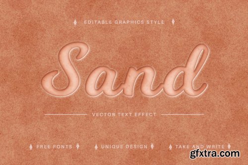 CreativeMarket - Beach Sand - Editable Text Effect 7167547