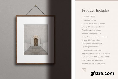 CreativeMarket - Frame Mockup Kit 4253799