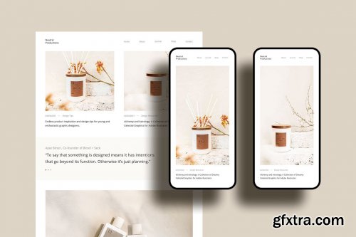 CreativeMarket - Minimal Web & App Mockup Kit 6533809