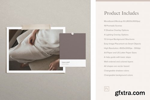 CreativeMarket - Moodboard Mockup Kit 4045943