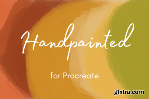 Watercolor Procreate Brush Stamps Set