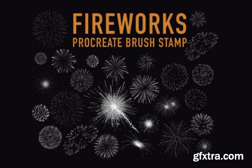 Fireworks Stamps Brushes for Procreate