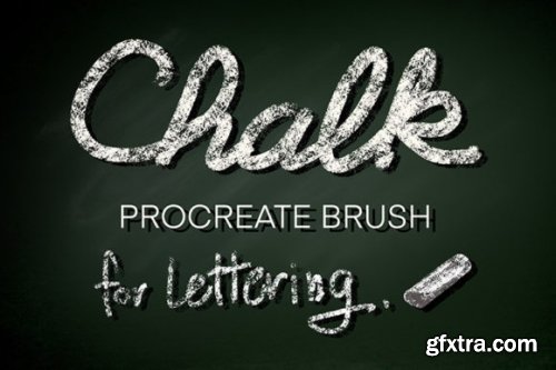 Procreate Chalk Brush for Lettering