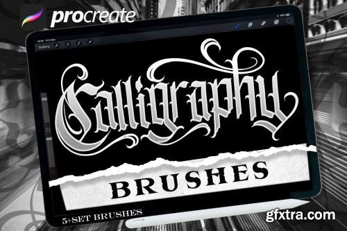 CreativeMarket - Calligraphy Brush #1 6657473