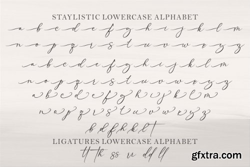 Raster Signature Font