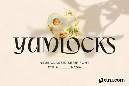 Yumlocks - Ligature Display Serif - Beauty Font