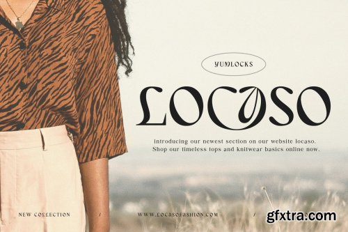 Yumlocks - Ligature Display Serif - Beauty Font