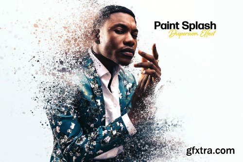 CreativeMarket - Paint Splash Dispersion Effect 7167702