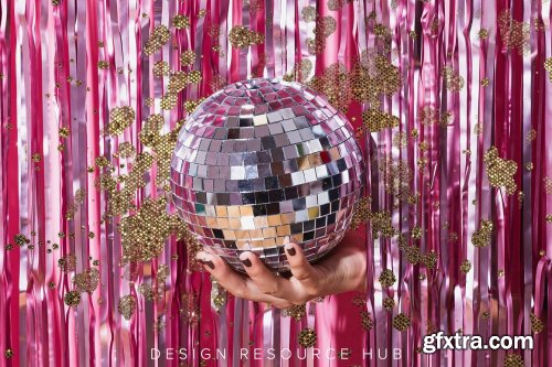 CreativeMarket - Birthday Party Glitter Layer Styles 6966009