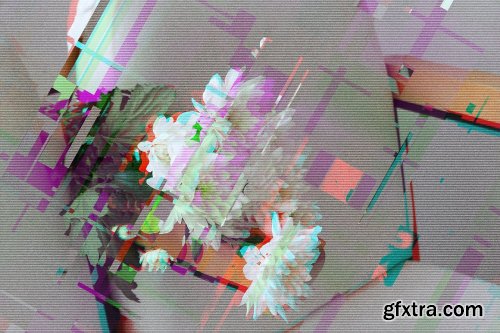 CreativeMarket - Cyber Glitch Effect for Posters 7158293