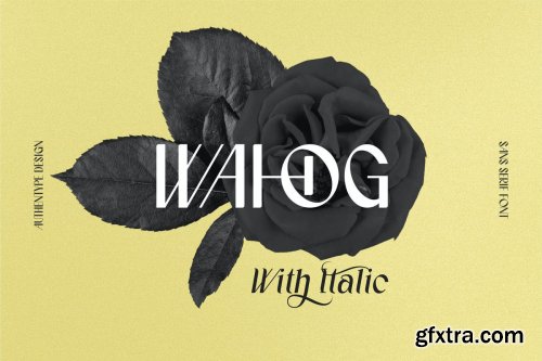 Wahog - Sans Serif With Italic