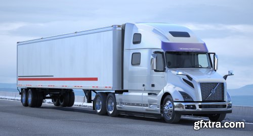 Volvo VNL 860 Truck 2018 with Trailer Rigged