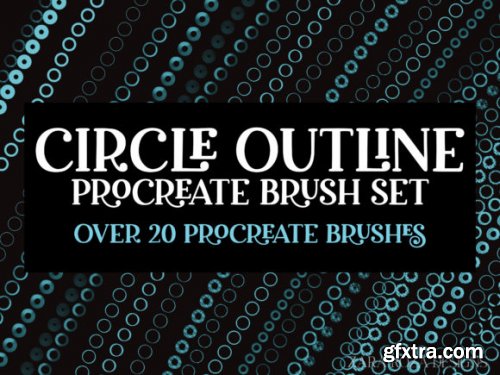 Procreate Circle Outline Brush Set Pack