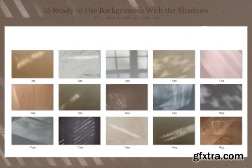 Natural Shadow Overlays and Backgrounds