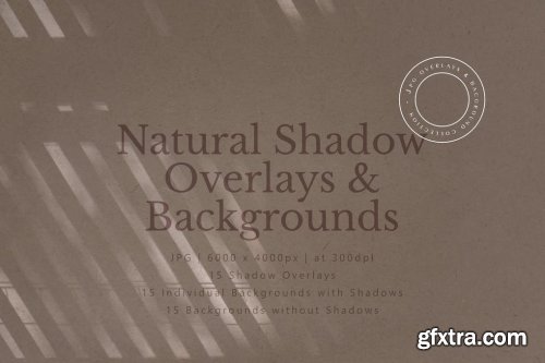 Natural Shadow Overlays and Backgrounds