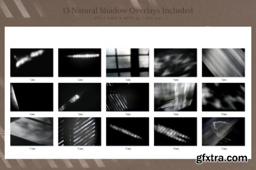 Natural Shadow Overlays and Backgrounds