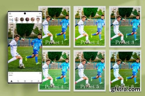  CreativeMarket - Soccer World Cup Lightroom Presets 7175073 