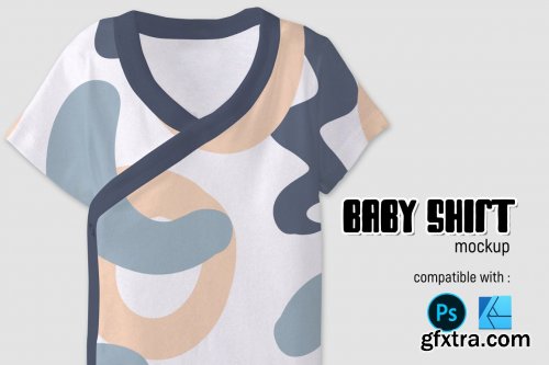 CreativeMarket - Mockup Baby Shirt 7175309