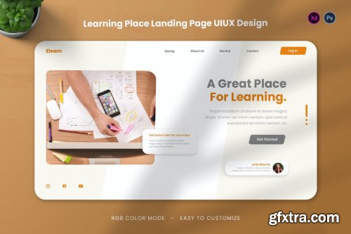 Learning Place Landing Page