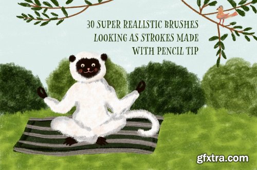 CreativeMarket - Wonderful Pencils for Procreate 4489057