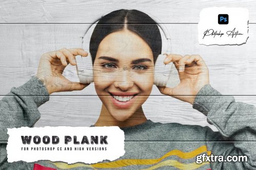 Wood Plank Photoshop Action